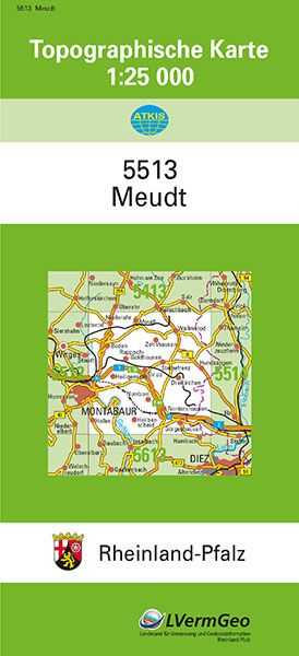 TK25 5513 Meudt -  Landesamt f&uuml;r Vermessung und Geobasisinformation Rheinland-Pfalz