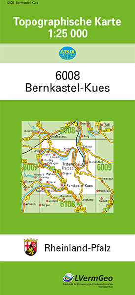 TK25 6008 Bernkastel-Kues -  Landesamt f&uuml;r Vermessung und Geobasisinformation Rheinland-Pfalz