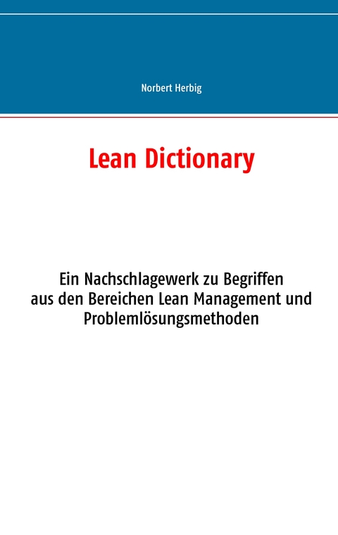 Lean Dictionary - Norbert Herbig