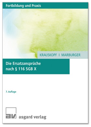 Die Ersatzansprüche nach § 116 SGB X