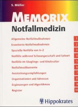 Memorix Notfallmedizin - S&ouml;nke M&uuml;ller