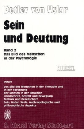 Das Bild des Menschen in der Psychologie - Detlev von Uslar