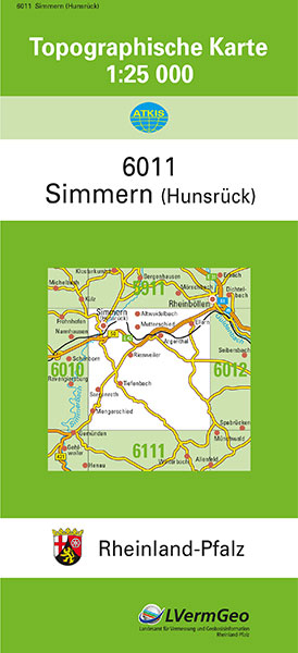 TK25 6011 Simmern (Hunsrück)