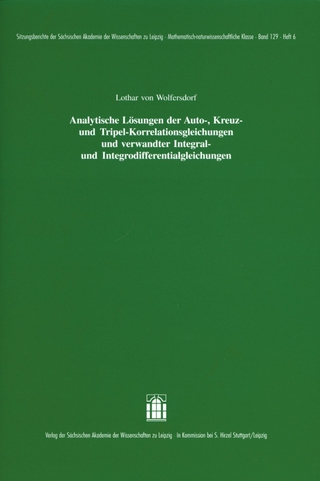 Analytische Lösungen der Auto-, Kreuz- und Tripel-Korrelationsgleichungen und verwandter Integral- und Integrodifferentialgleichungen