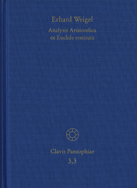 Erhard Weigel: Werke III - Erhard Weigel