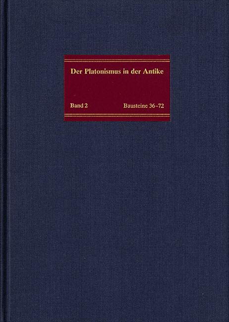 Der hellenistische Rahmen des kaiserzeitlichen Platonismus - Heinrich D&ouml;rrie
