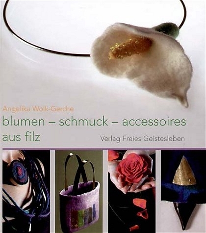 Blumen-schmuck-accessoires aus filz - Angelika Wolk-Gerche