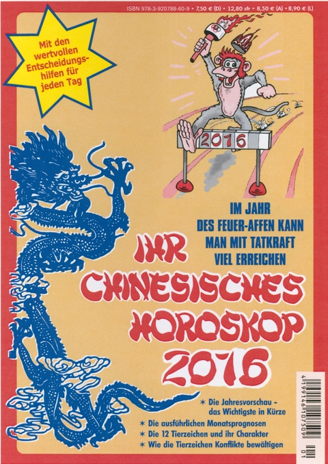 Ihr Chinesisches Horoskop 2016