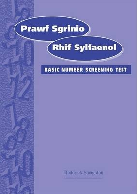 Prawf Sgrinio Rhif Sylfaenol (Basic Number Screening Test-Welsh Edition) Specimen Set