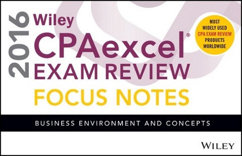 Wiley CPAexcel Exam Review 2016 Focus Notes -  Wiley