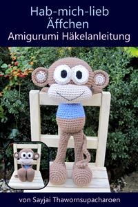 Hab-mich-lieb Äffchen Amigurumi Häkelanleitung
