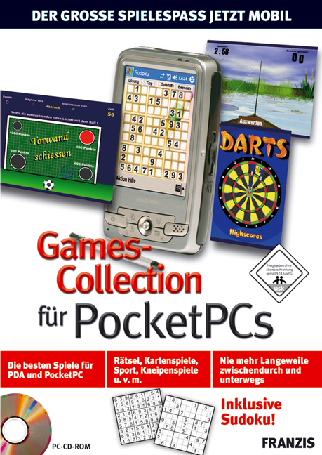 Games-Collection f&uuml;r PocketPCs, CD-ROM