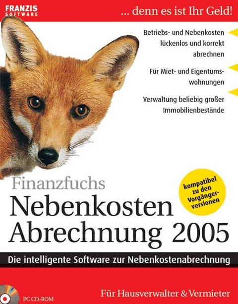 Finanzfuchs Nebenkosten Abrechnung 2005, CD-ROM