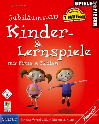 Jubiläums-CD Kinder- & Lernspiele mit Fiona & Fabian, 1 CD-ROM in Karton-Box