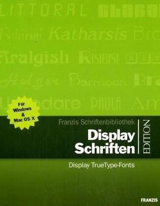 Display Schriften, 1 CD-ROM