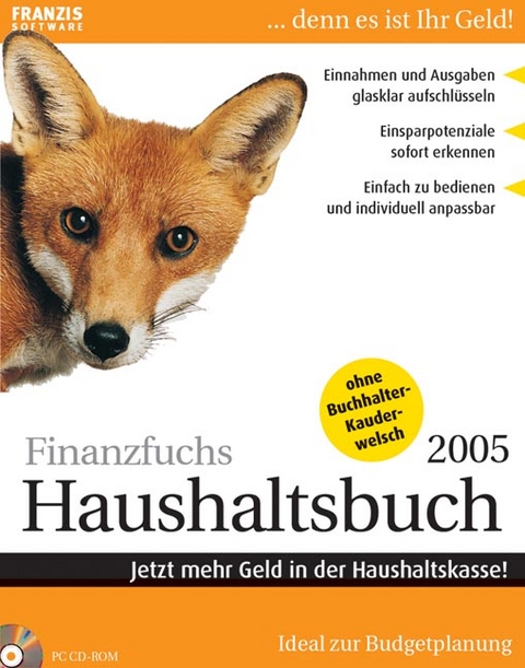 Finanzfuchs Haushaltsbuch 2005, CD-ROM