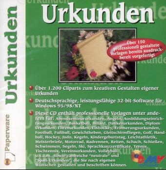 Urkunden, 1 CD-ROM
