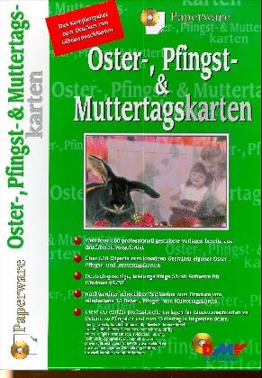 Osterkarten, Pfingstkarten und Muttertagskarten, 1 CD-ROM