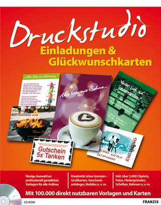 Druckstudio Einladungen & Glückwunschkarten, 1 CD-ROM