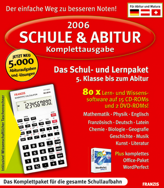 Schule & Abitur, Komplettpaket 2006, 15 CD-ROMs u. 2 DVD-ROMs