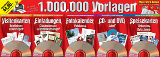 1.000.000 Vorlagen, 5 CD-ROMs u. 1 DVD-ROM