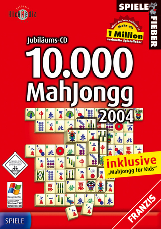 Jubiläums-CD 10.000 MahJongg 2004, CD-ROM in Kst.-Box