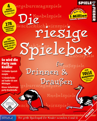Die riesige Spielebox für Drinnen & Draußen, 4 CD-ROMs