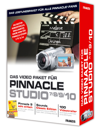 Das Video-Paket für Pinnacle Studio 7/8/9/10, 3 CD-ROMs m. Buch 'Pinnacle Studio 9 echt einfach'