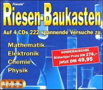 Franzis' Riesen-Baukasten, 4 CD-ROMs - 