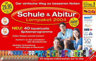Schule & Abitur, Lernpaket 2004, 12 CD-ROMs