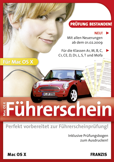 Euro Führerschein 2009 für Mac OS X, CD-ROM