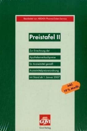 Preistafel 2. Ausgabe 2004