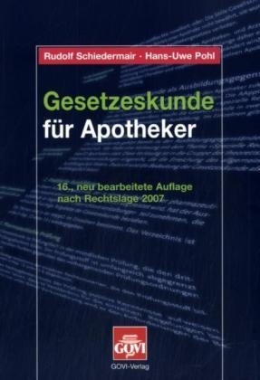 Gesetzeskunde für Apotheker