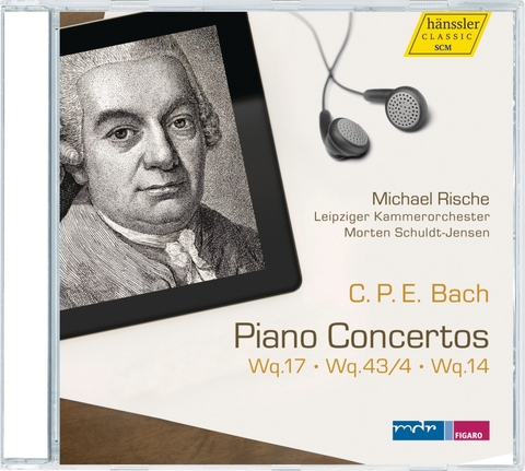 Piano Concertos Wq. 14, 17, 43/4, 1 Audio-CD - Carl Philipp Emanuel Bach