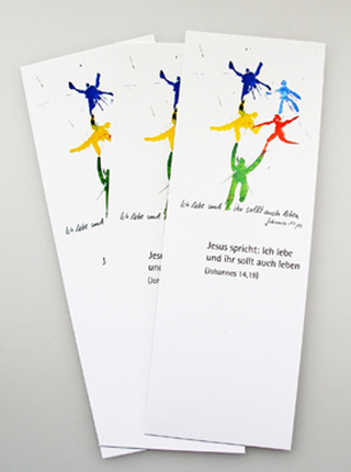 Jahreslosung 2008 - Kunstgraphik für Erwachsene Lesezeichen 10er Serie