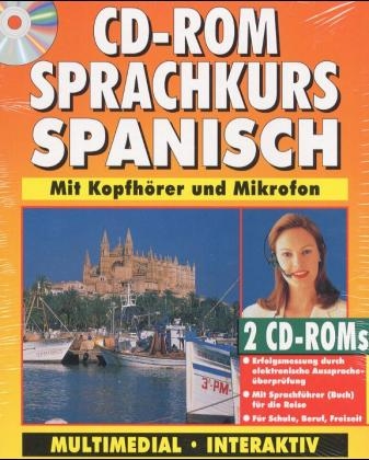 CD-ROM Sprachkurs Spanisch, 2 CD-ROMs und Sprachf&uuml;hrer