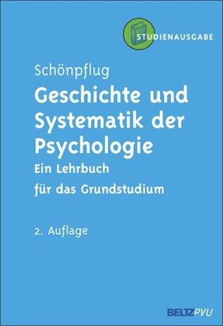 Geschichte und Systematik der Psychologie - Wolfgang Schönpflug
