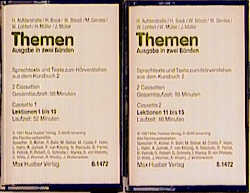 2 Cassetten zum Kursbuch