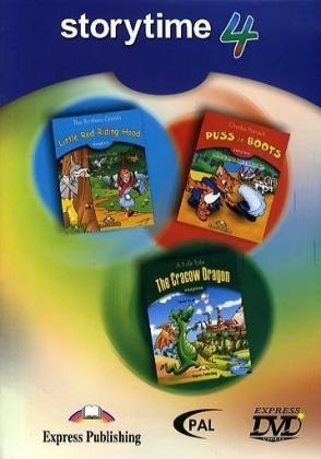 Express Publishing Primary Readers - Stufe 3 / Storytime ELT Videos 4 - Little Red Riding Hood, Puss in Boots, Cracow Dragon