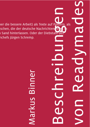 Beschreibungen von Readymades