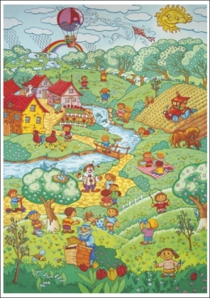 Fr&uuml;hling Lernposter