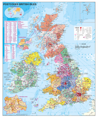 Großbritannien Postleitzahlen (engl.)