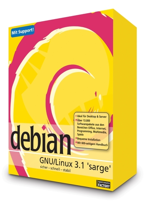 Debian 3.1 "sarge" Personal Softwarebox