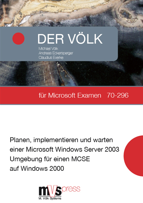 Der V&ouml;lk f&uuml;r Windows Server 2003 - Michael V&ouml;lk, Hans J Merk, Frank Eissner