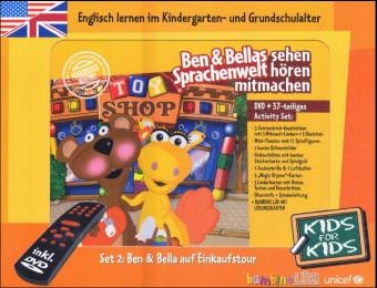 Ben & Bellas Sprachenwelt - Ben & Bella auf Einkaufstour, 1 DVD u. Activity Set