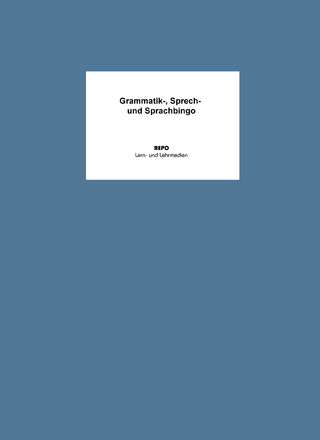 Grammatik-, Sprech- und Sprachbingo