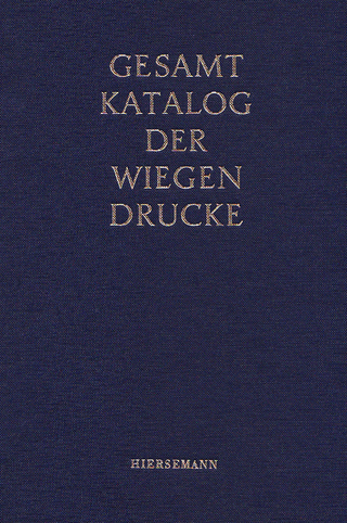 Gesamtkatalog der Wiegendrucke
