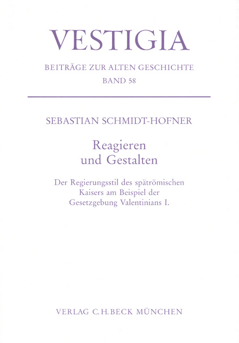 Vestigia / Reagieren und Gestalten - Sebastian Schmidt-Hofner