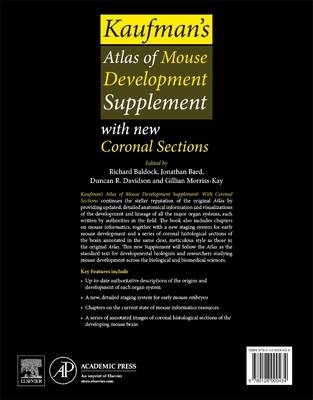 Kaufman&rsquo;s Atlas of Mouse Development Supplement - 