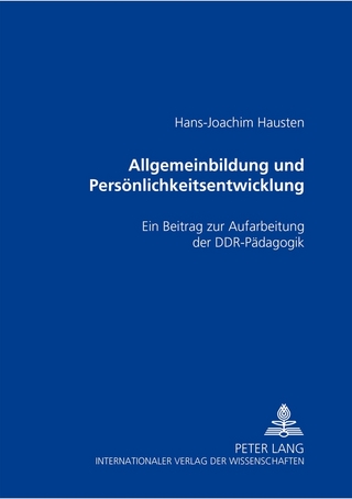 Allgemeinbildung und Persönlichkeitsentwicklung